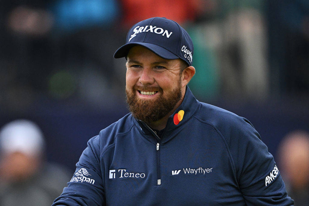 Shane Lowry smiles at The 152nd Open